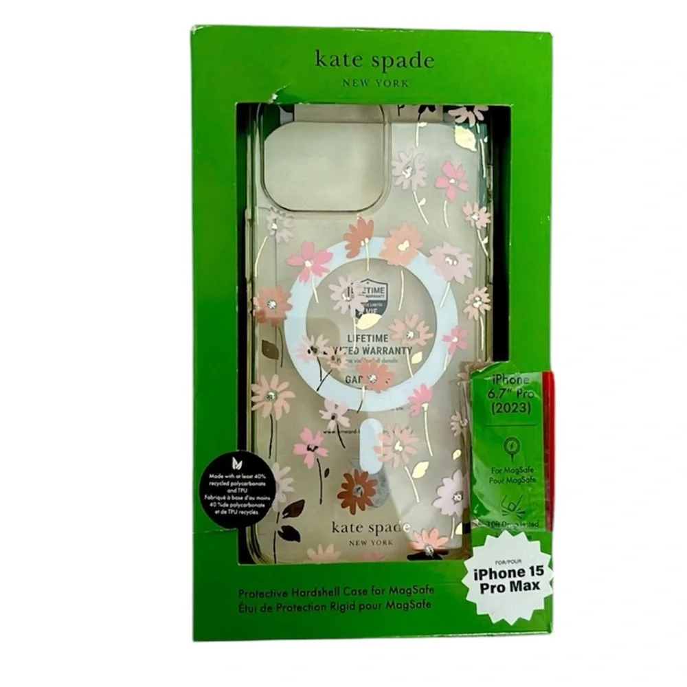 Kate Spade NY Protective Hardshell Case IPhone 15 Pro Max NIB